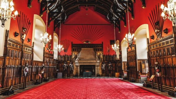 Red Palace Scotland Edinburgh Castle Edinburgh
